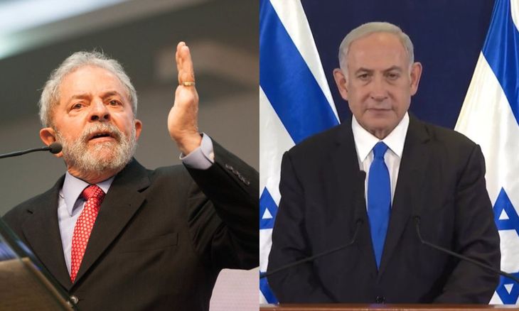 Lula Da Silva y Benjamin Netanyahu mantuvieron un cruce de declaraciones por la guerra de Israel en Gaza. 