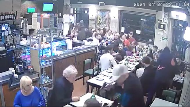 VIolento asalto en una pizzería en Boedo.