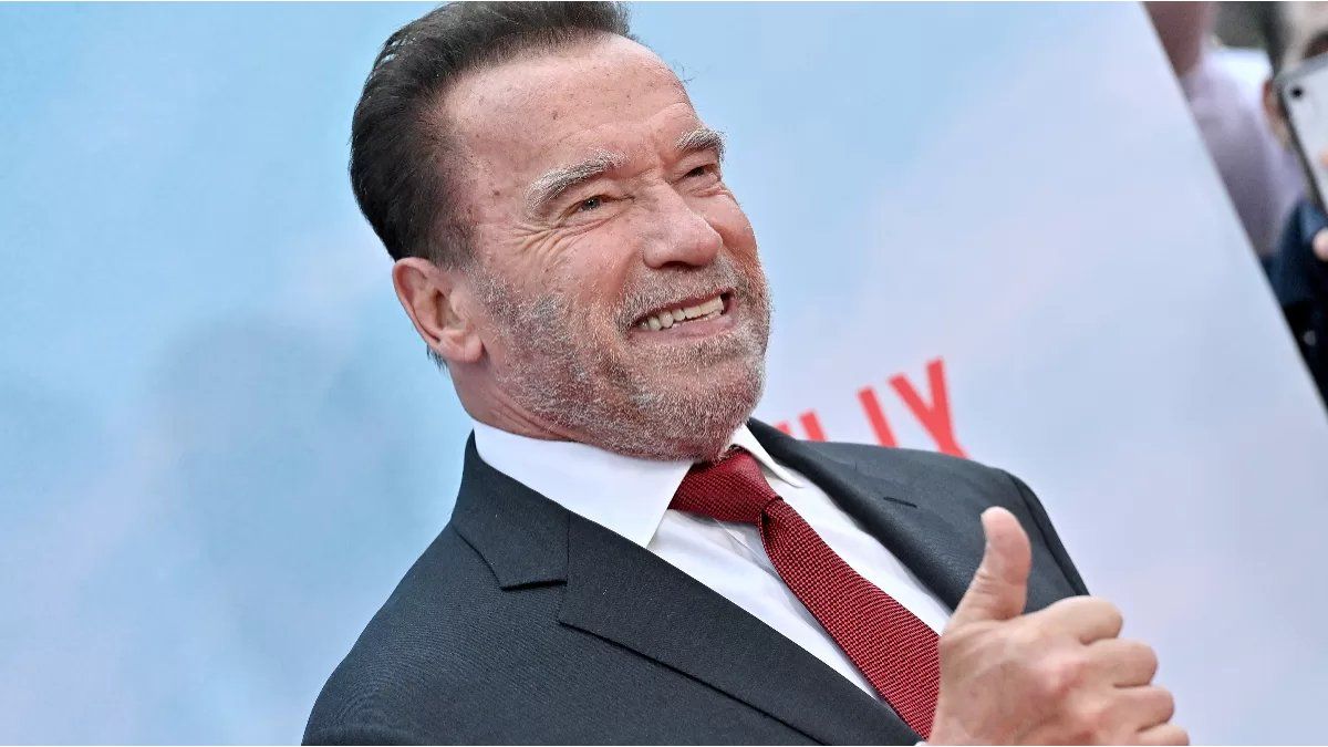Arnold Schwarzenegger made sexual jokes about his arrest in Germany