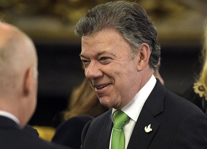 El mandatario colombiano, Juan Manuel Santos.
