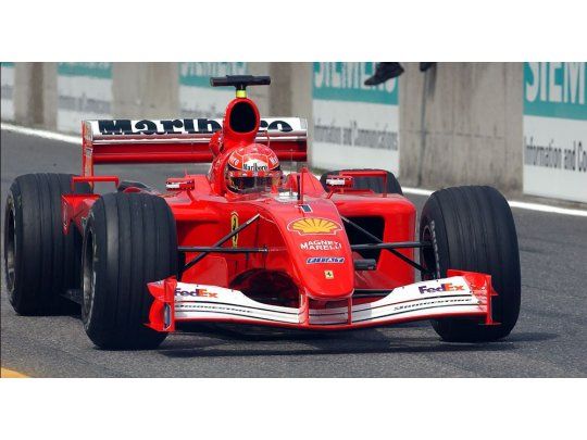 La F2001 de Schumacher se encuentra en las mismas condiciones que hace 16 años.