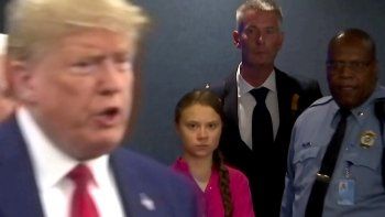 &nbsp;El cruce entre Greta Thunberg y Donald Trump en la cumbre de Naciones Unidas (archivo)&nbsp;