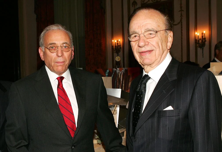 Nelson Peltz (izquierda) con Rupert Murdoch 
