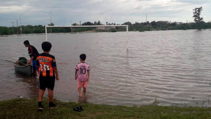 Las inundaciones afectan a varias localidades de la provincia de Corrientes.