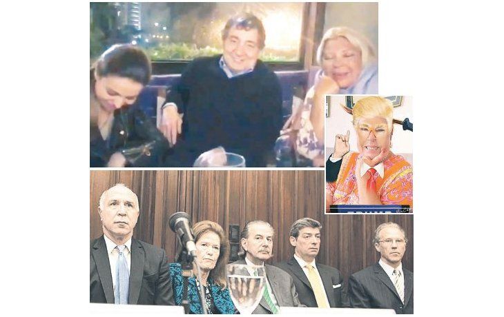 ámbito.com | Risas y snapchat. Filmado con un celular, desde Uruguay, Elisa Carrió, Fabián Rodríguez Simón y Mariana Zuvic dispararon munición gruesa a Lorenzetti. Ayer, la diputada aliada de Cambiemos utilizó la red social para parodiar a Donald Trump. La chanza disp