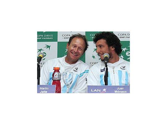 Jaite y Mónaco, líderes de este equipo de Copa Davis.