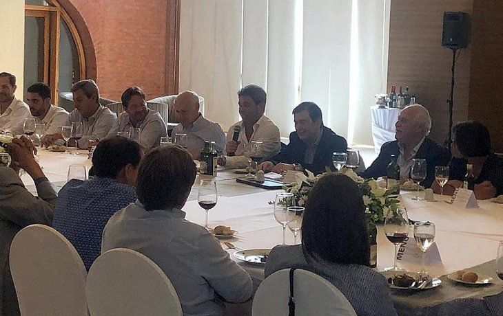 Sergio Uñac recibió en San Juan a Marco y Roberto Lavagna, Gerardo Zamora (S. del Estero, Miguel Lifschitz (Santa Fe) y Lucía Corpacci (Catamarca).
