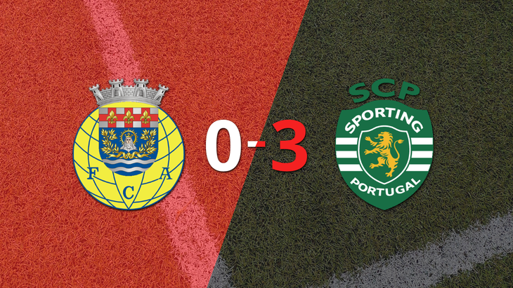Arouca no pudo contener la fuerza de Sporting Lisboa y cayó derrotado por 3 a 0