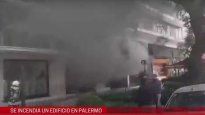 Incendio en pleno barrio de Palermo.&nbsp;