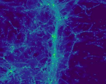 La red cósmica revela un laberinto de galaxias.