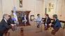 The Chief of Staff, Nicolás Posse, and the Minister of Economy, Luis Caputo, received Jane Fraser, the Executive Director of Citigroup, this Friday at Casa Rosada. 