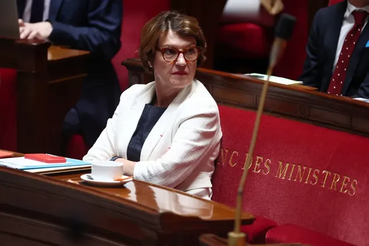 Annie Genevard, ministra de Agricultura de Francia.