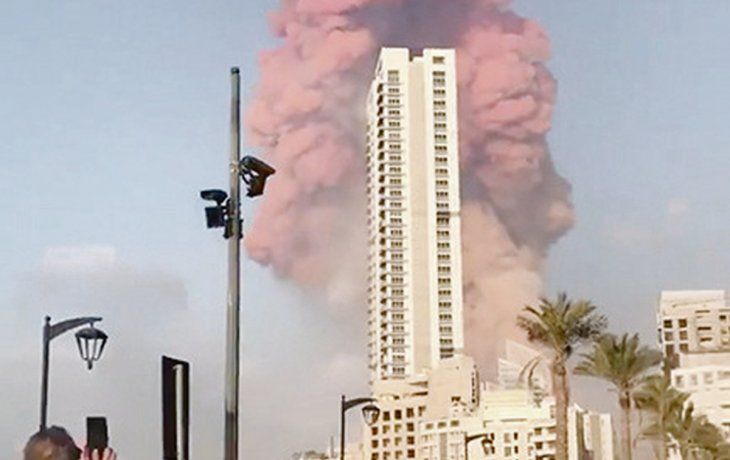 DESTRUCCIÓN. La ola expansiva de las detonaciones alcanzó los 10 km. a la redonda. Funcionarios del Gobierno compararon la situación con la de una bomba nuclear.