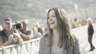 juliette binoche. Ayer, llegando al Festival de San Sebastián