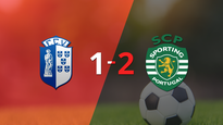ajustada victoria por 2 a 1 de sporting lisboa