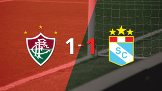 fluminense y sporting cristal se repartieron los puntos en un 1 a 1