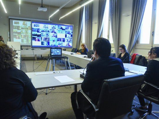 Trotta participó de la videoconfercnia del Consejo Federal de Educación.
