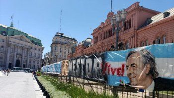 Expresiones de afecto en Casa Rosada.