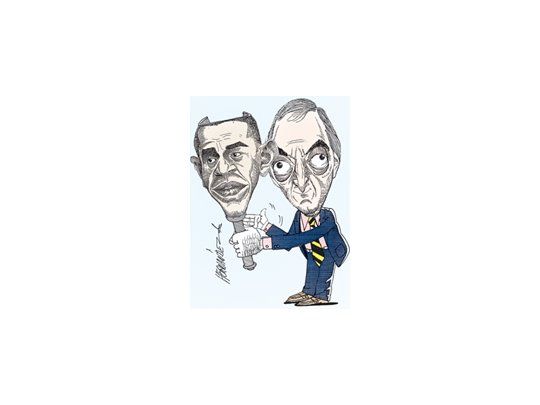 Barack Obama y Néstor Kirchner.