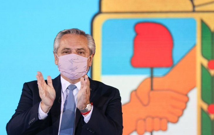 Alberto Fernández en el acto de asunción de la presidencia del Consejo del Partido Justicialista nacional.&nbsp;