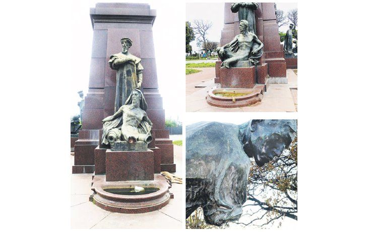 ámbito.com | El Monumento a España, en Costanera Sur; Familia de Ciervos, frente al Rosedal,  y El Cegador, en la Plaza Rubén Darío, son  tres de las 20 piezas artísticas que están hoy en situación de riesgo. Además, hay miles de esculturas arruinadas, principalmente