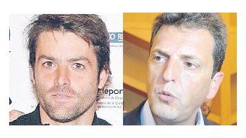 Agustín Calleri y Sergio Massa