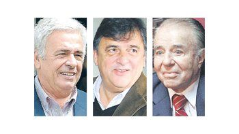 José Manuel de la Sota, Mario Negri, Carlos Menem