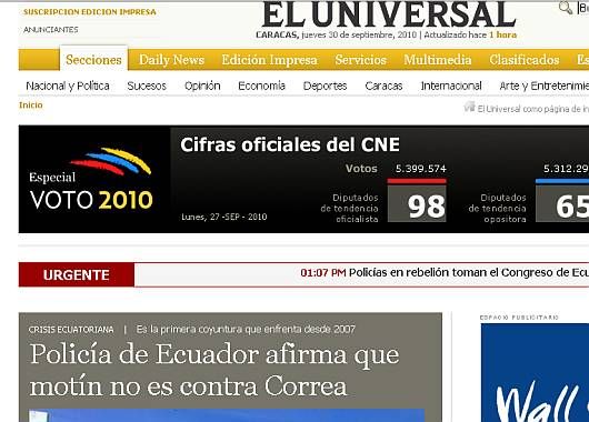 El Universal, Venezuela