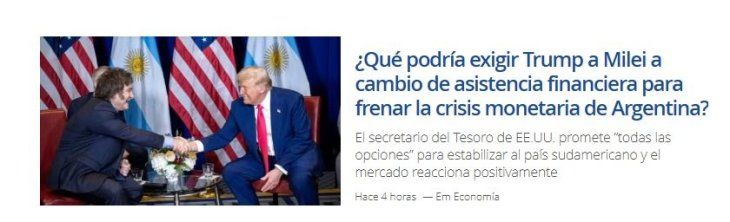 O Globo issued his opinion.