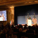 Javier Milei, en su viaje 14 a Estados Unidos. Javier Milei, en su viaje 14 a Estados Unidos.