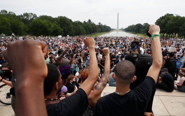 Marcha multitudinaria en Washington por Floyd&nbsp;