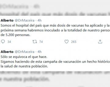 El Director del Hospital Posadas habló por Twitter 