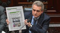 Agustín Rossi, en la Cámara de Diputados.