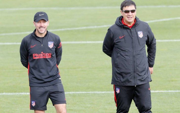 Se termina una dupla de 11 años. Germán Burgos dejará el cuerpo técnico de Diego Simeone.