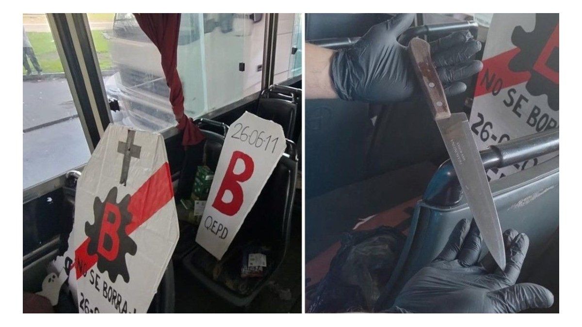 Superclásico: Police seized knives, fireworks and cardboard coffins with the River Plate shield from two Boca buses
