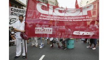 Segunda jornada de huelga de los médicos bonaerenses