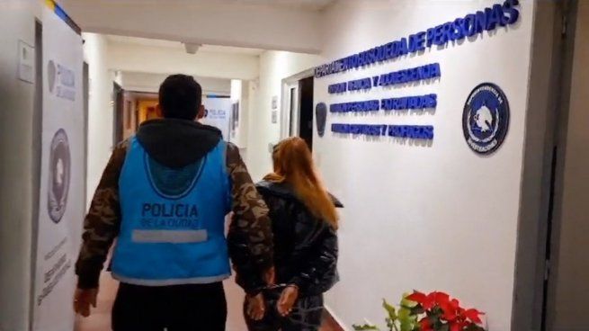 La joven detenida en Avellaneda.&nbsp;