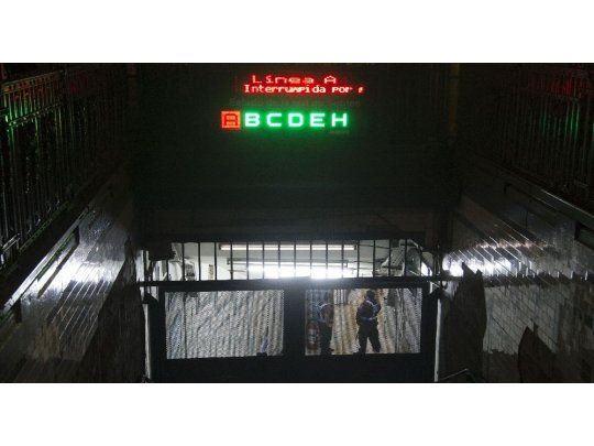 Vuelven las medidas de fuerza al subte: línea A parará a las 21