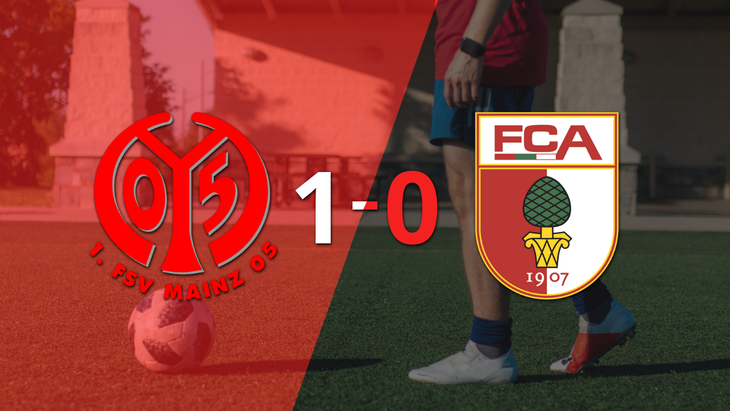 A Mainz le alcanzó con un gol para derrotar a Augsburg en el estadio Mewa Arena