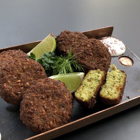 Falafel, a delicious, nutritious dish with one of the simplest recipes to follow. Falafel, a delicious, nutritious dish with one of the simplest recipes to follow.