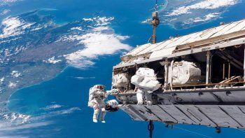 La Estación Espacial Internacional.