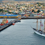Archivo. Punta Arenas busca ser el nodo continetal de provisión de las actividades en Malvinas.