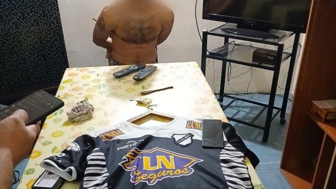 El acusado fue detenido en su casa.&nbsp;