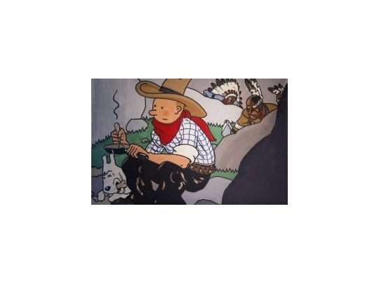 La portada de Tintín en America fue comprada en € 1,3 M.