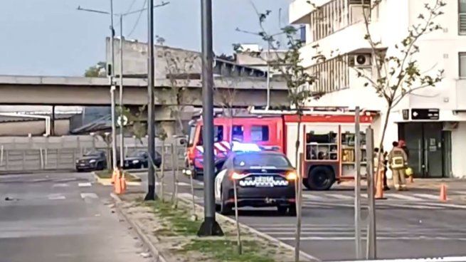 Un importante derrumbe se registró en un complejo de viviendas en Parque Patricios