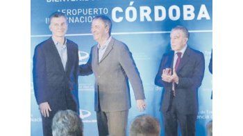 Macri en Córdoba: nuevo aeropuerto y niebla