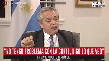 alberto: hoy estamos volviendo a entrar al mundo dignamente