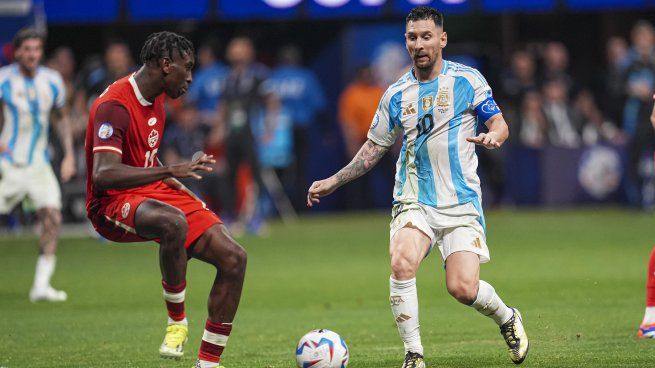 Arriba Argentina. La Selección, con números favorables en su historial ante Canadá. 