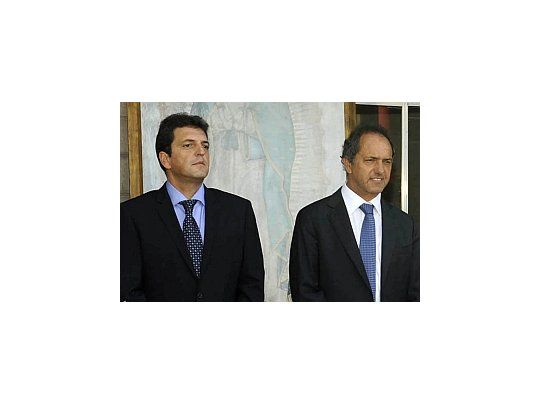 Sergio Massa y Daniel Scioli.