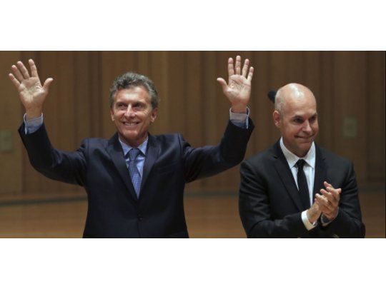 Mauricio Macri y Horacio Rodríguez Larreta.